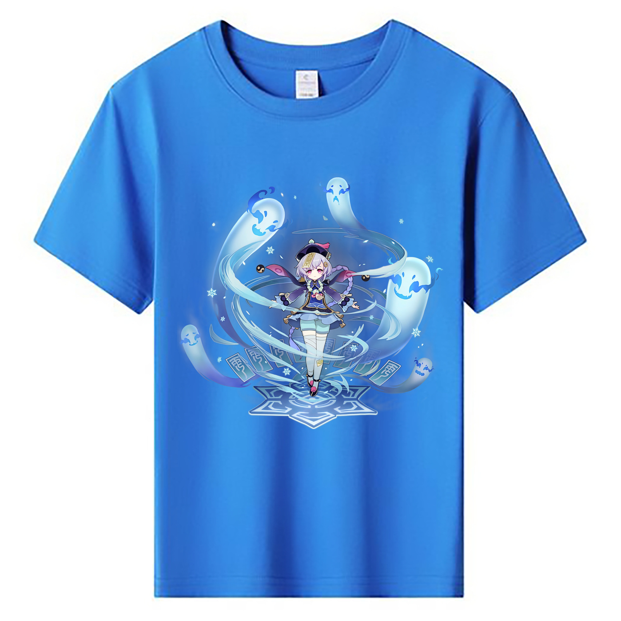 げんし神 七七 なな  genshin Nana 綿100％キッズTシャツ（フロントプリント）